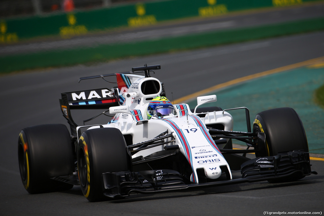 GP AUSTRALIA, 24.03.2017 - Prove Libere 1, Felipe Massa (BRA) Williams FW40