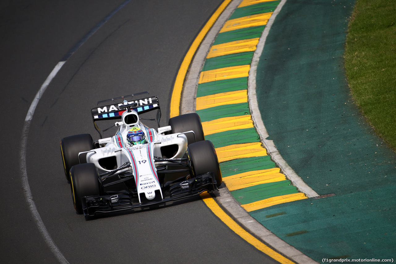 GP AUSTRALIA, 24.03.2017 - Prove Libere 1, Felipe Massa (BRA) Williams FW40