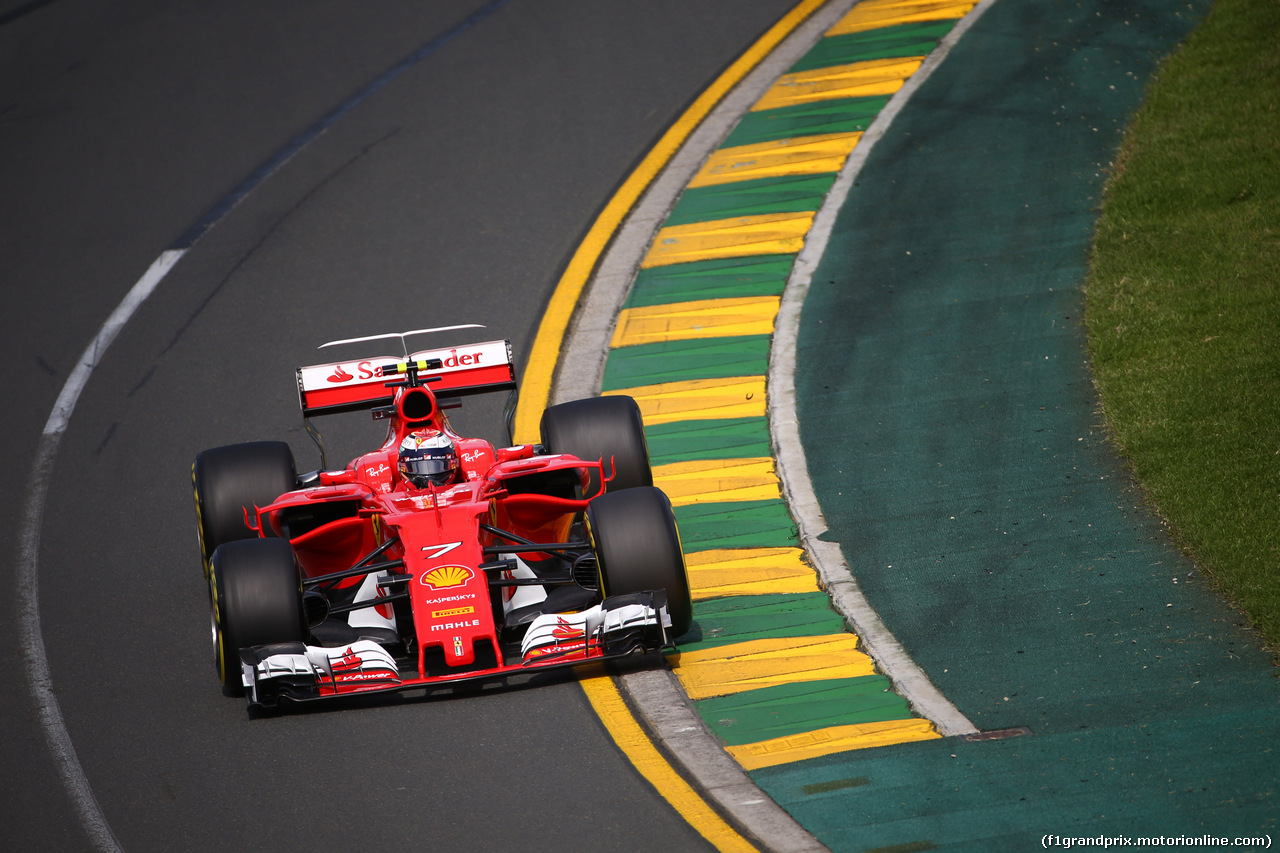 GP AUSTRALIA, 24.03.2017 - Prove Libere 1, Kimi Raikkonen (FIN) Ferrari SF70H