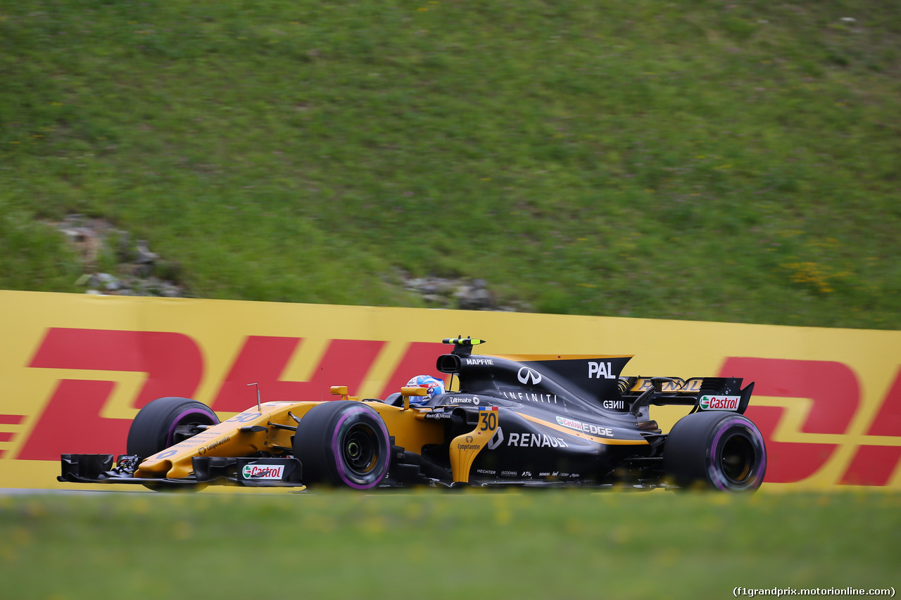 GP AUSTRIA, 08.07.2017- Qualifiche, Jolyon Palmer (GBR) Renault Sport F1 Team RS17