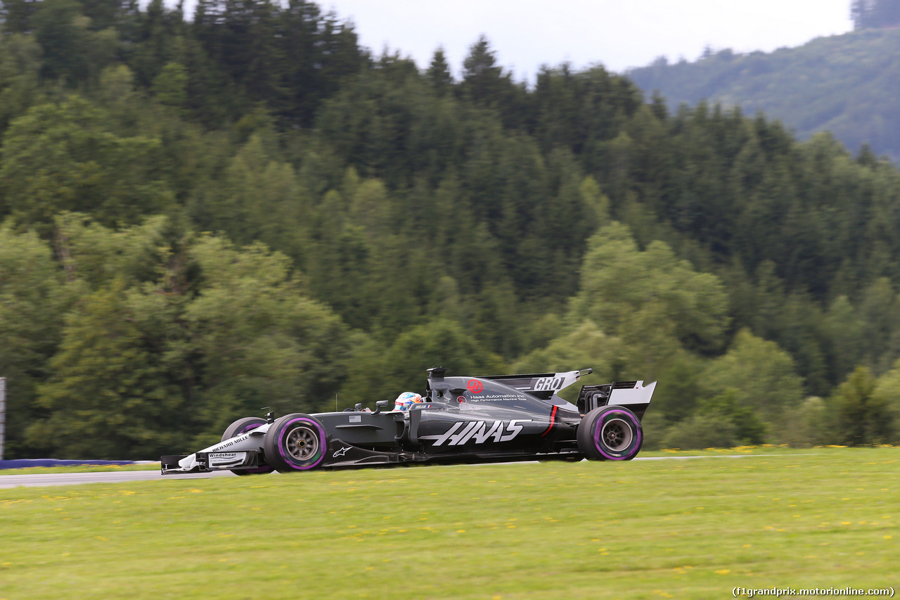 GP AUSTRIA, 08.07.2017- Qualifiche, Romain Grosjean (FRA) Haas F1 Team VF-17