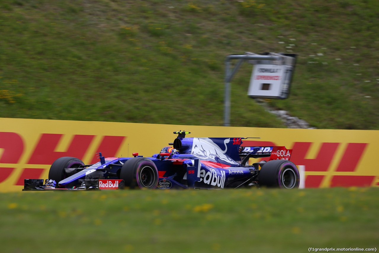 GP AUSTRIA, 08.07.2017- Qualifiche, Carlos Sainz Jr (ESP) Scuderia Toro Rosso STR12