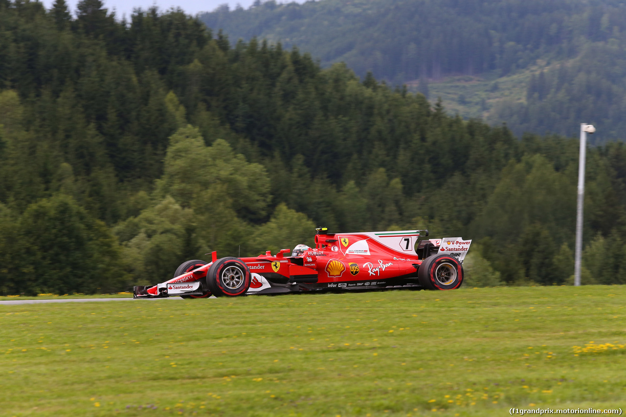 GP AUSTRIA, 08.07.2017- Qualifiche, Kimi Raikkonen (FIN) Ferrari SF70H