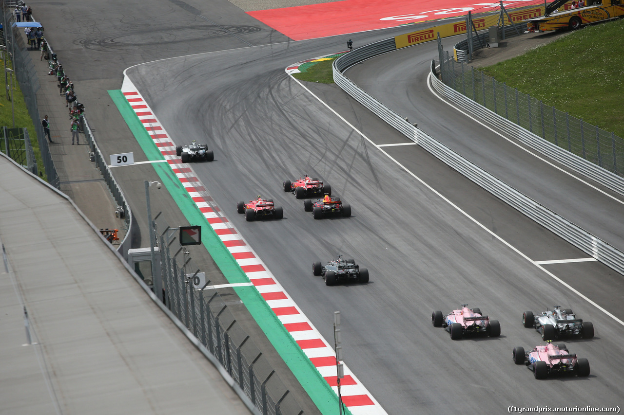 GP AUSTRIA, 09.07.2017- Gara, The Start