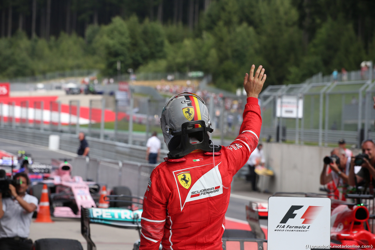 GP AUSTRIA, 09.07.2017-Sebastian Vettel (GER) Ferrari SF70H