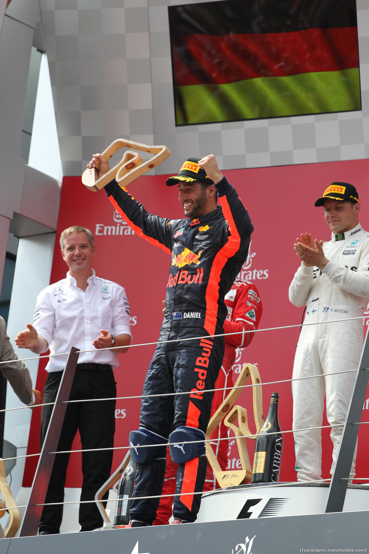 GP AUSTRIA, 09.07.2017- Podium, 3rd Daniel Ricciardo (AUS) Red Bull Racing RB13