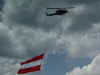 GP AUSTRIA, 09.07.2017- helicopter e austrian flag