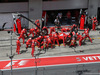 GP AUSTRIA, 09.07.2017- Sebastian Vettel (GER) Ferrari SF70H during pit stop