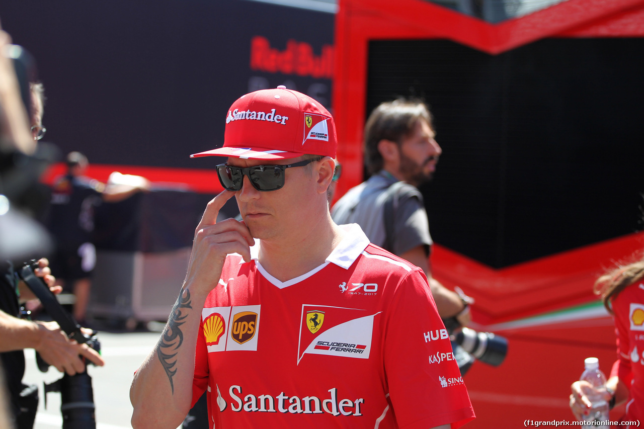 GP AUSTRIA, 06.07.2017- Kimi Raikkonen (FIN) Ferrari SF70H