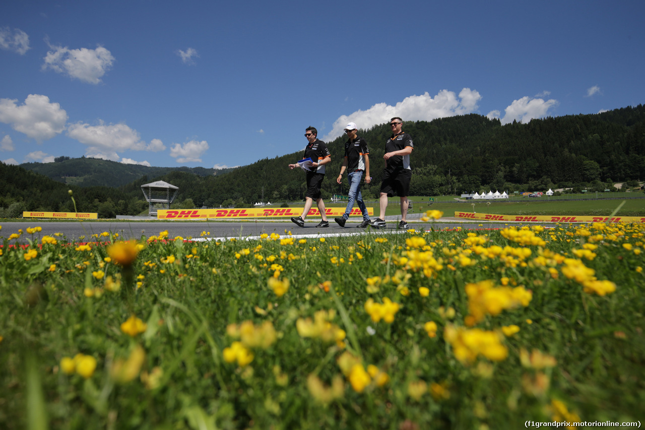 GP AUSTRIA, 06.07.2017- Esteban Ocon (FRA) Sahara Force India F1 VJM10