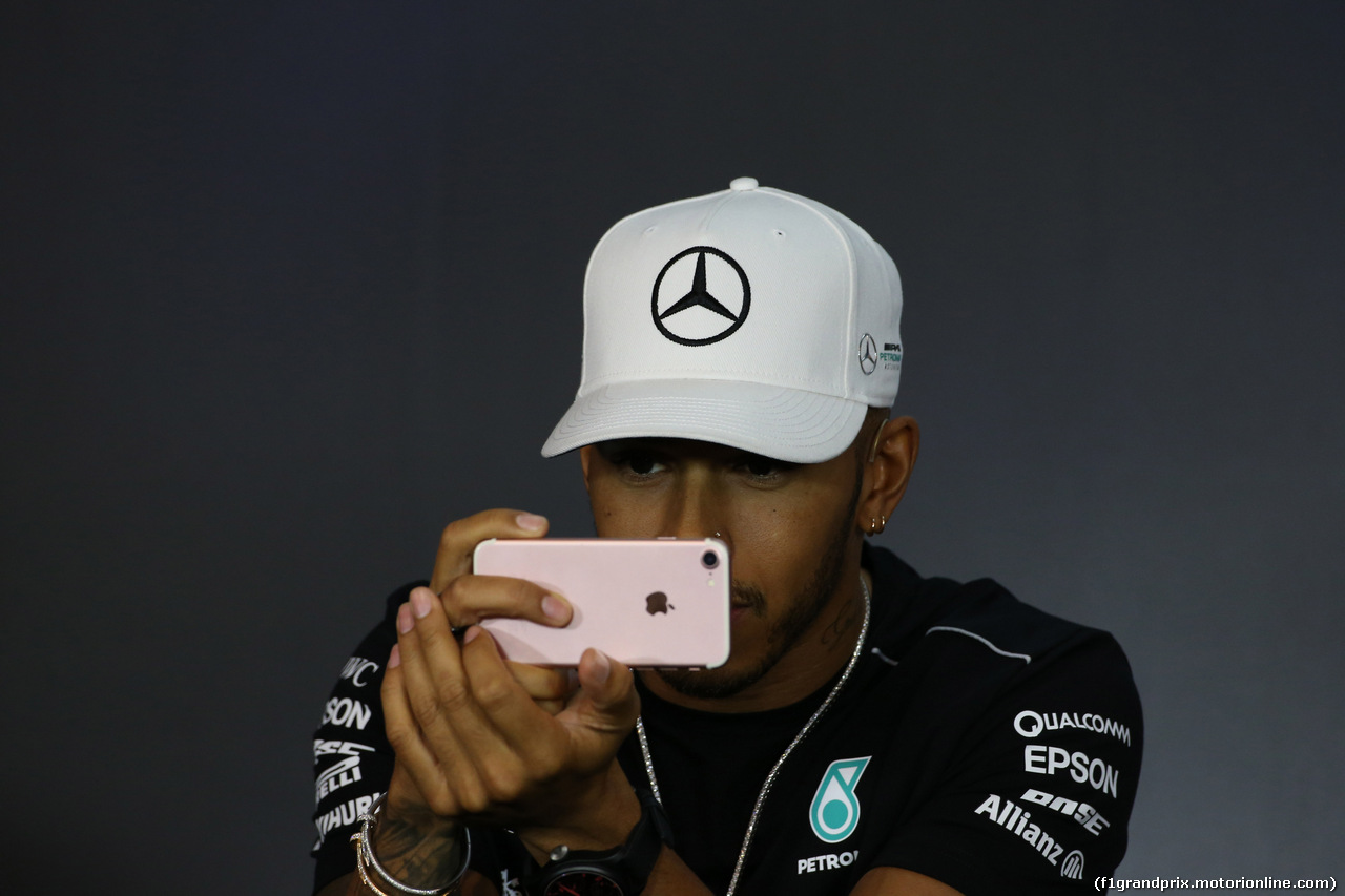 GP AUSTRIA, 06.07.2017- Giovedi' Press Conference, Lewis Hamilton (GBR) Mercedes AMG F1 W08