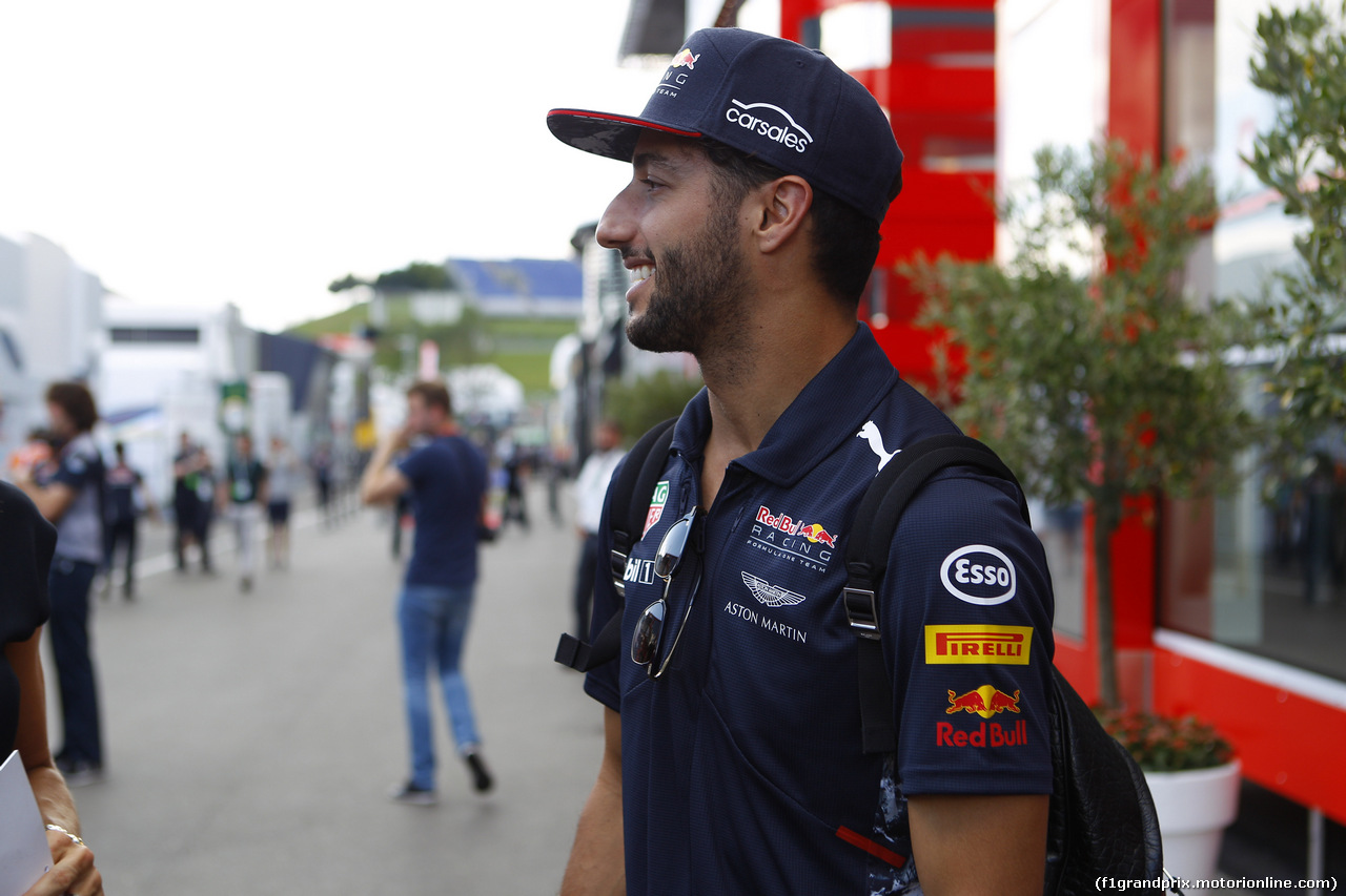 GP AUSTRIA, 06.07.2017- Daniel Ricciardo (AUS) Red Bull Racing RB13