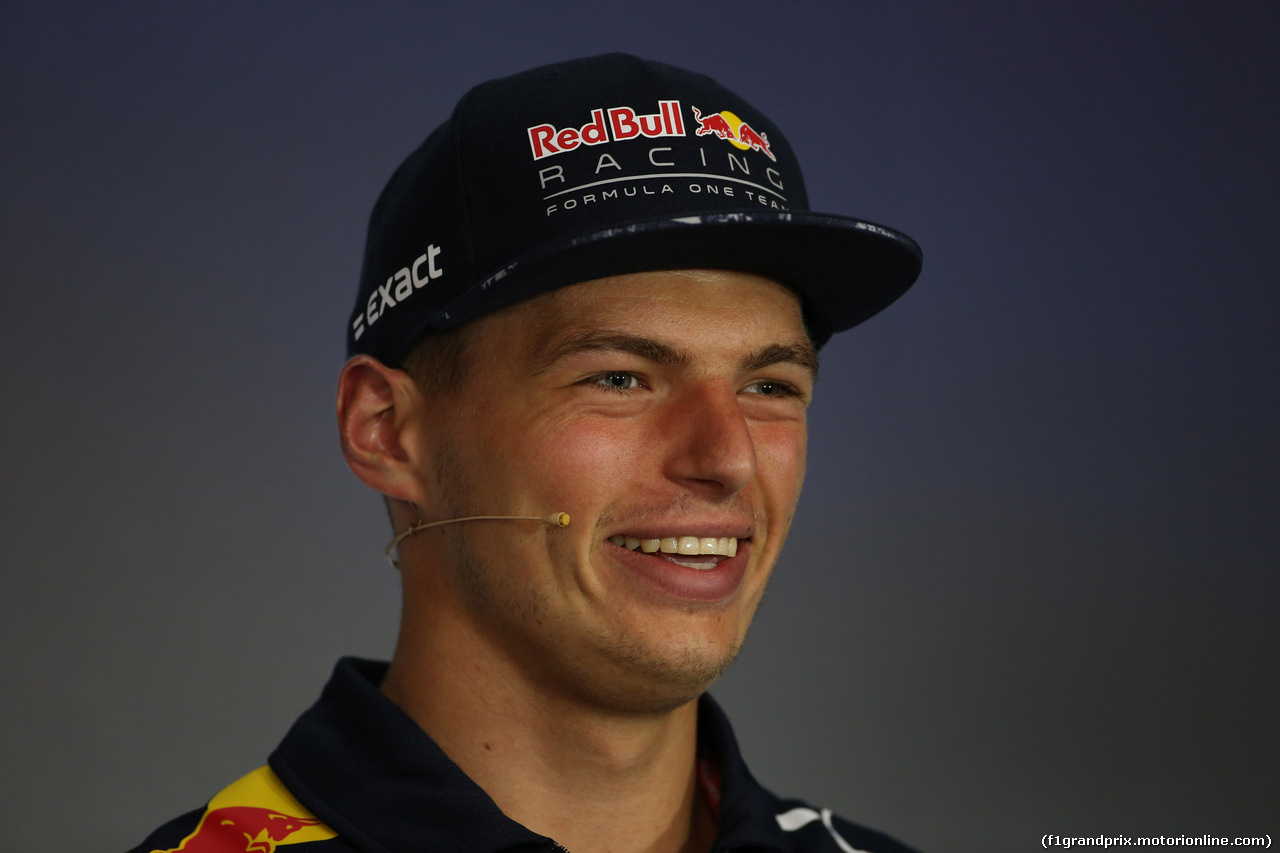 GP AUSTRIA, 06.07.2017- Giovedi' Press Conference,  Max Verstappen (NED) Red Bull Racing RB13