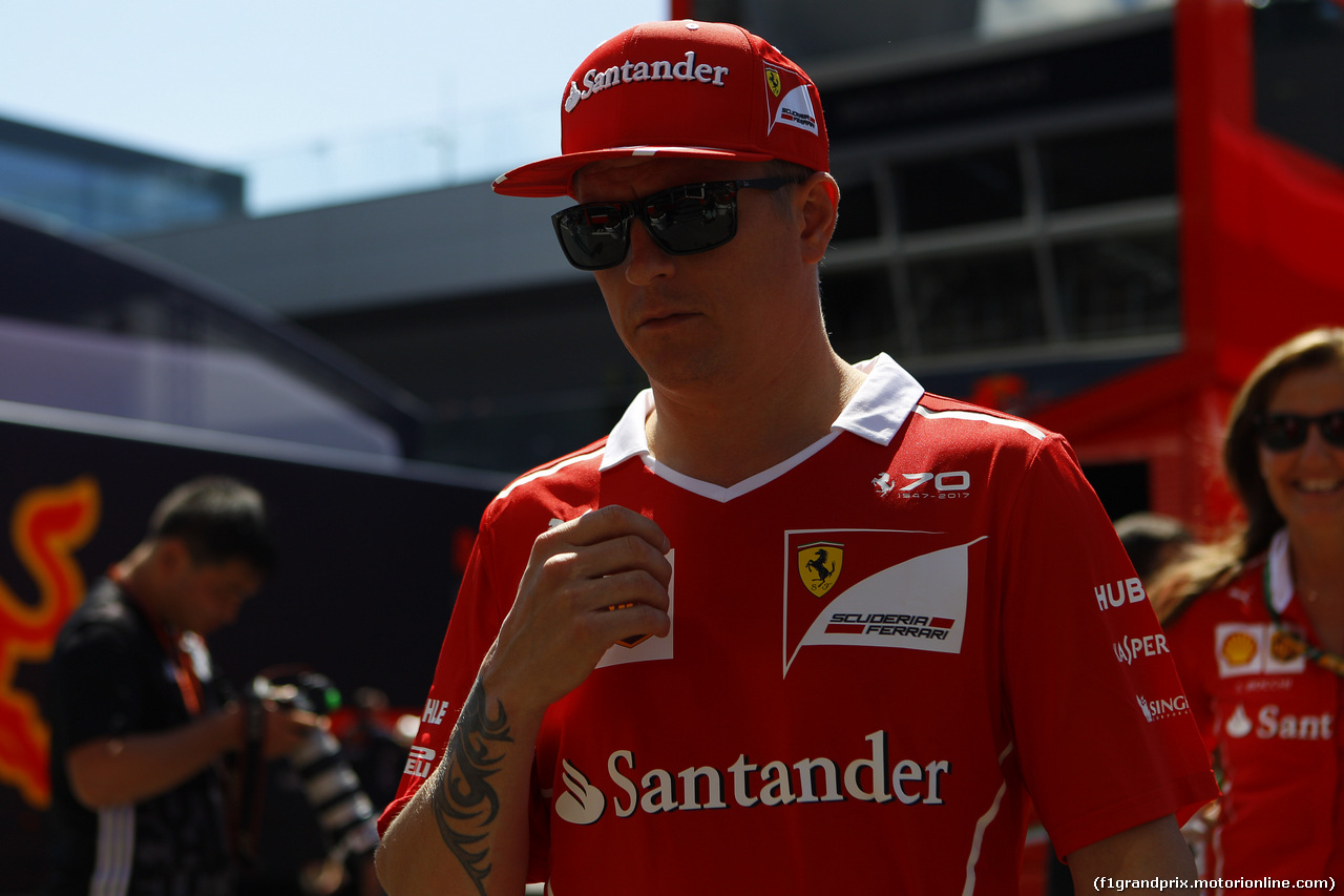 GP AUSTRIA, 06.07.2017- Kimi Raikkonen (FIN) Ferrari SF70H