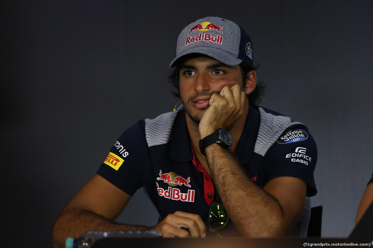 GP AUSTRIA, 06.07.2017- Giovedi' Press Conference, Carlos Sainz Jr (ESP) Scuderia Toro Rosso STR12