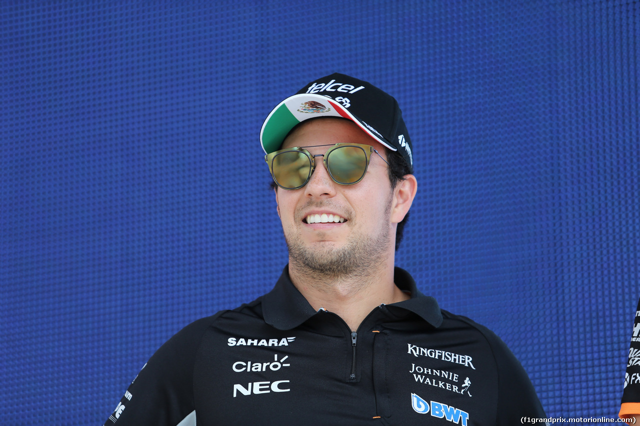 GP AUSTRIA, 06.07.2017- Sergio Perez (MEX) Sahara Force India F1 VJM010