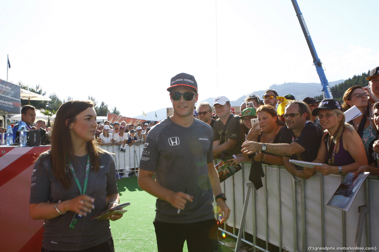 GP AUSTRIA, 06.07.2017- Stoffel Vandoorne (BEL) McLaren MCL32