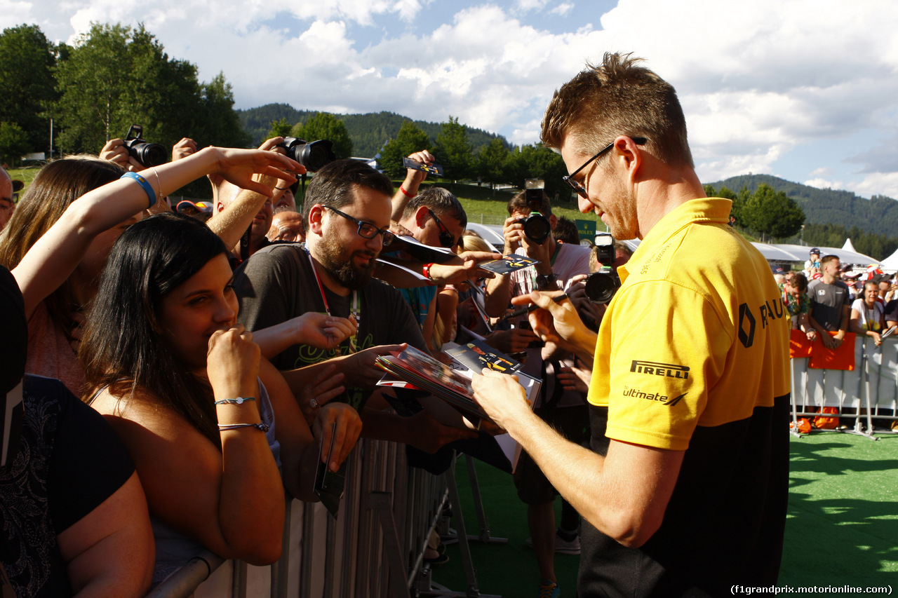 GP AUSTRIA, 06.07.2017- Nico Hulkenberg (GER) Renault Sport F1 Team RS17