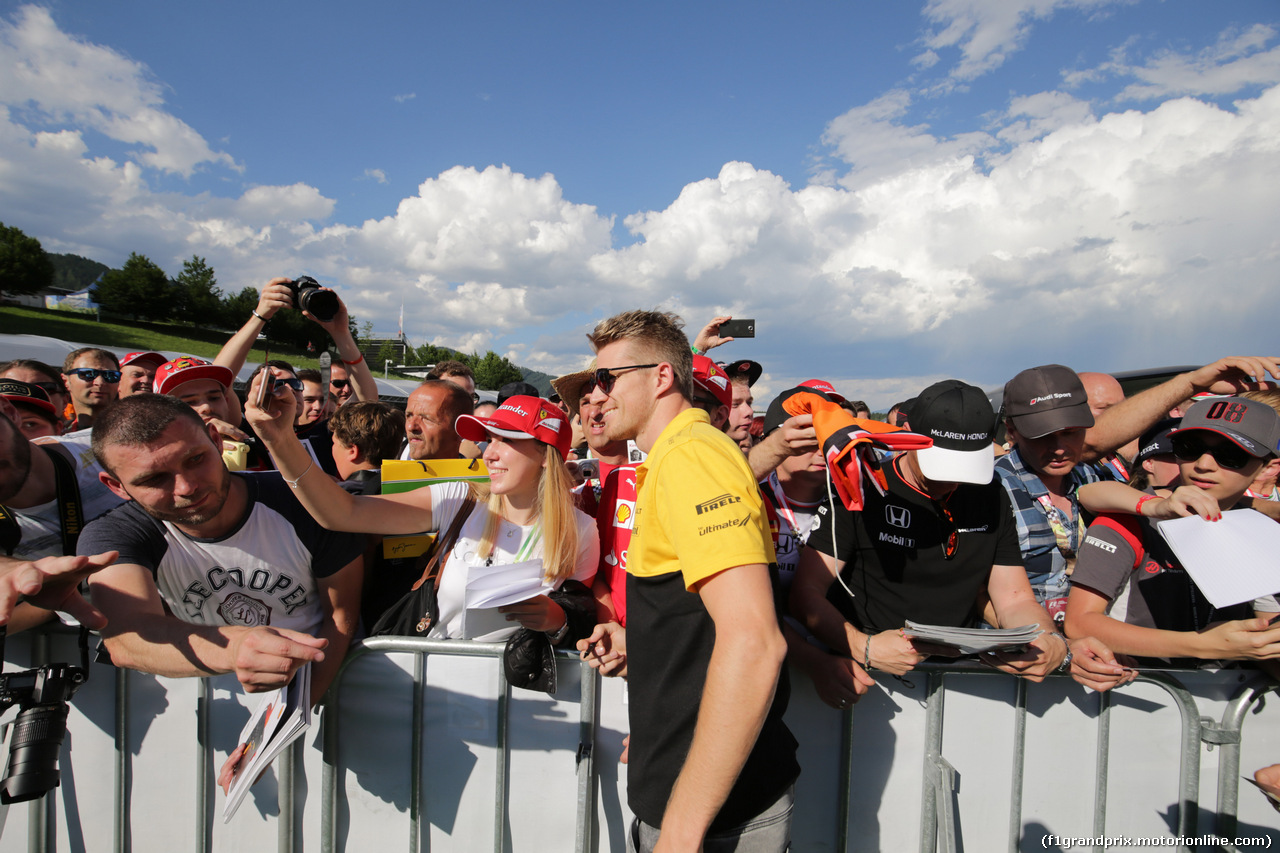 GP AUSTRIA, 06.07.2017- Nico Hulkenberg (GER) Renault Sport F1 Team RS17