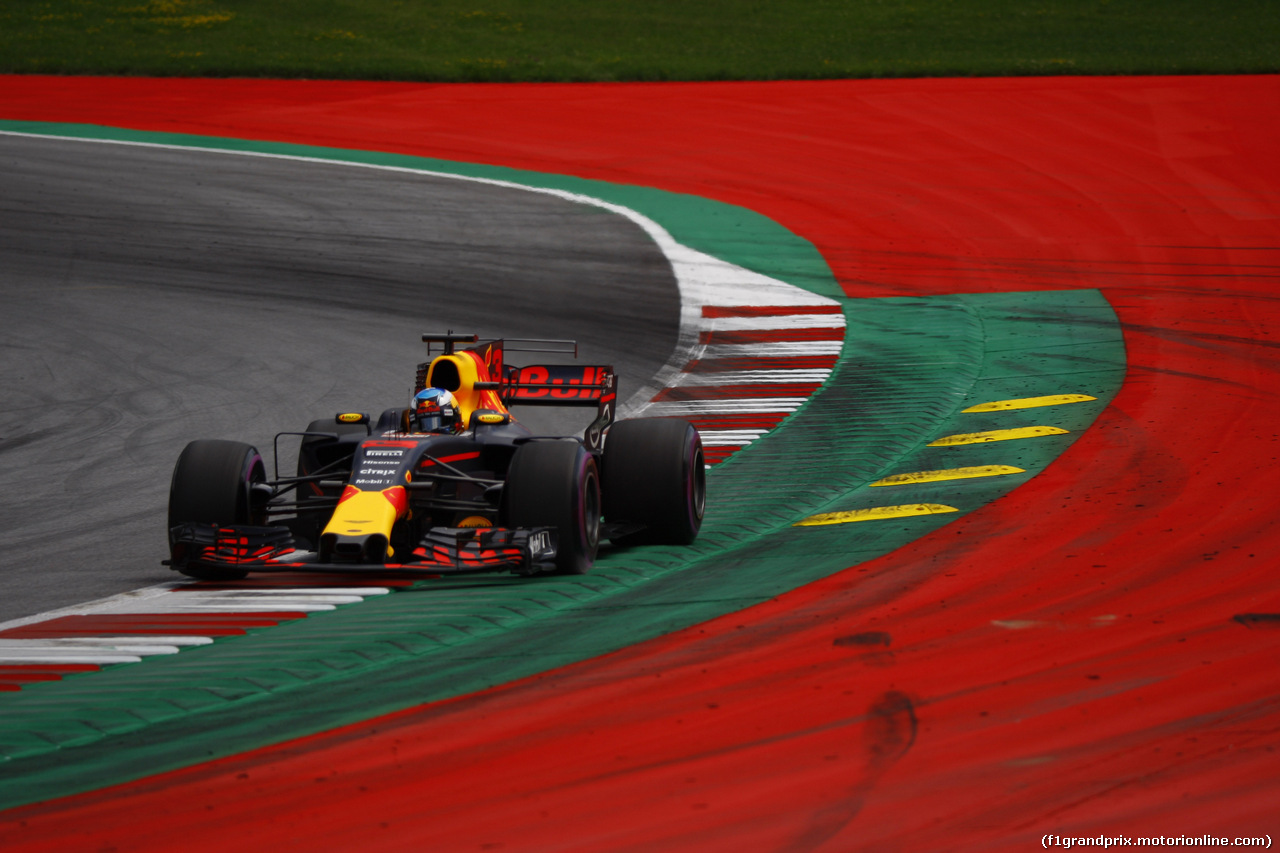 GP AUSTRIA, 08.07.2017- Free practice 3, Daniel Ricciardo (AUS) Red Bull Racing RB13