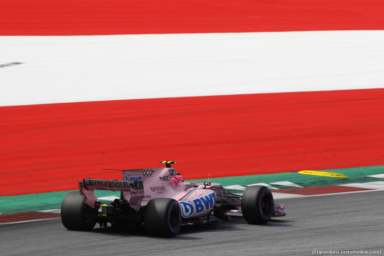 GP AUSTRIA, 08.07.2017- Free practice 3, Esteban Ocon (FRA) Sahara Force India F1 VJM10