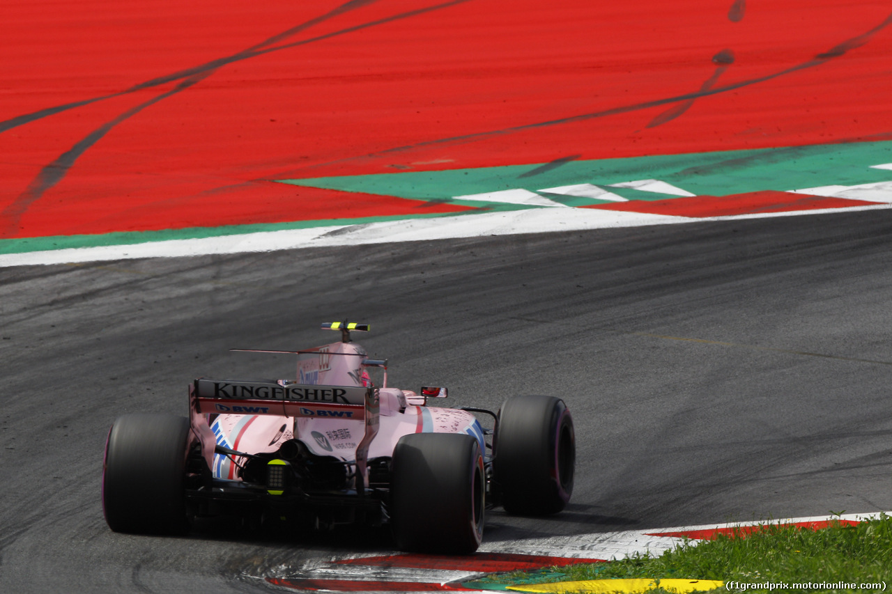 GP AUSTRIA, 08.07.2017- Free practice 3, Esteban Ocon (FRA) Sahara Force India F1 VJM10