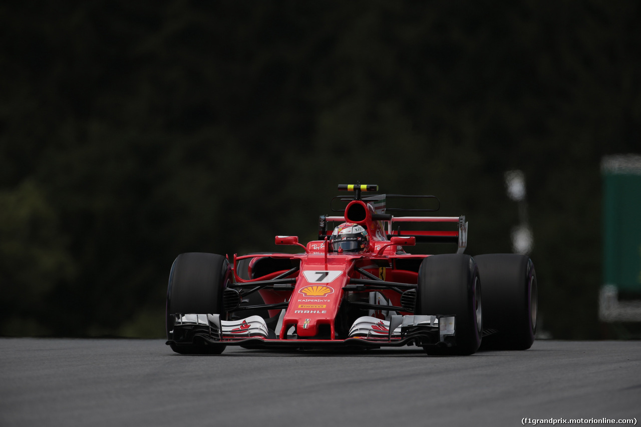 GP AUSTRIA, 08.07.2017- Free practice 3, Kimi Raikkonen (FIN) Ferrari SF70H