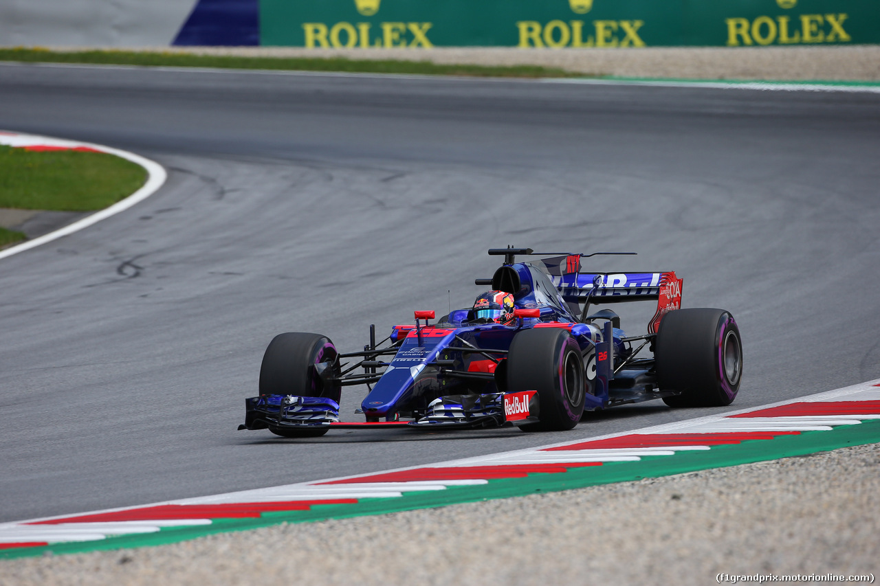 GP AUSTRIA, 08.07.2017- Free practice 3, Daniil Kvyat (RUS) Scuderia Toro Rosso STR12