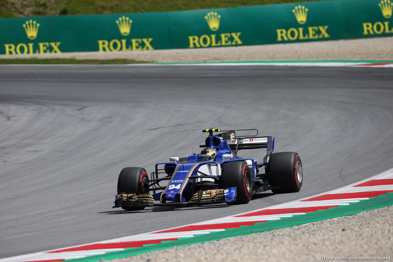 GP AUSTRIA, 08.07.2017- Free practice 3, Pascal Wehrlein (GER) Sauber C36