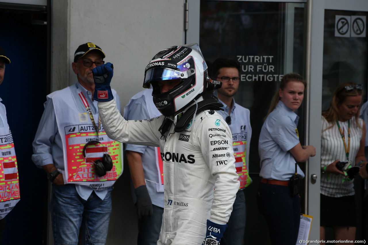 GP AUSTRIA, 08.07.2017- Qualifiche, Valtteri Bottas (FIN) Mercedes AMG F1 W08