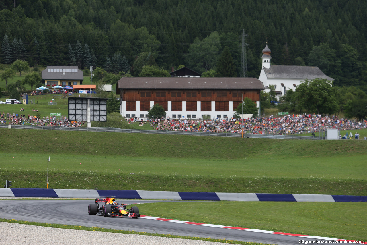 GP AUSTRIA, 08.07.2017- Qualifiche, Daniel Ricciardo (AUS) Red Bull Racing RB13