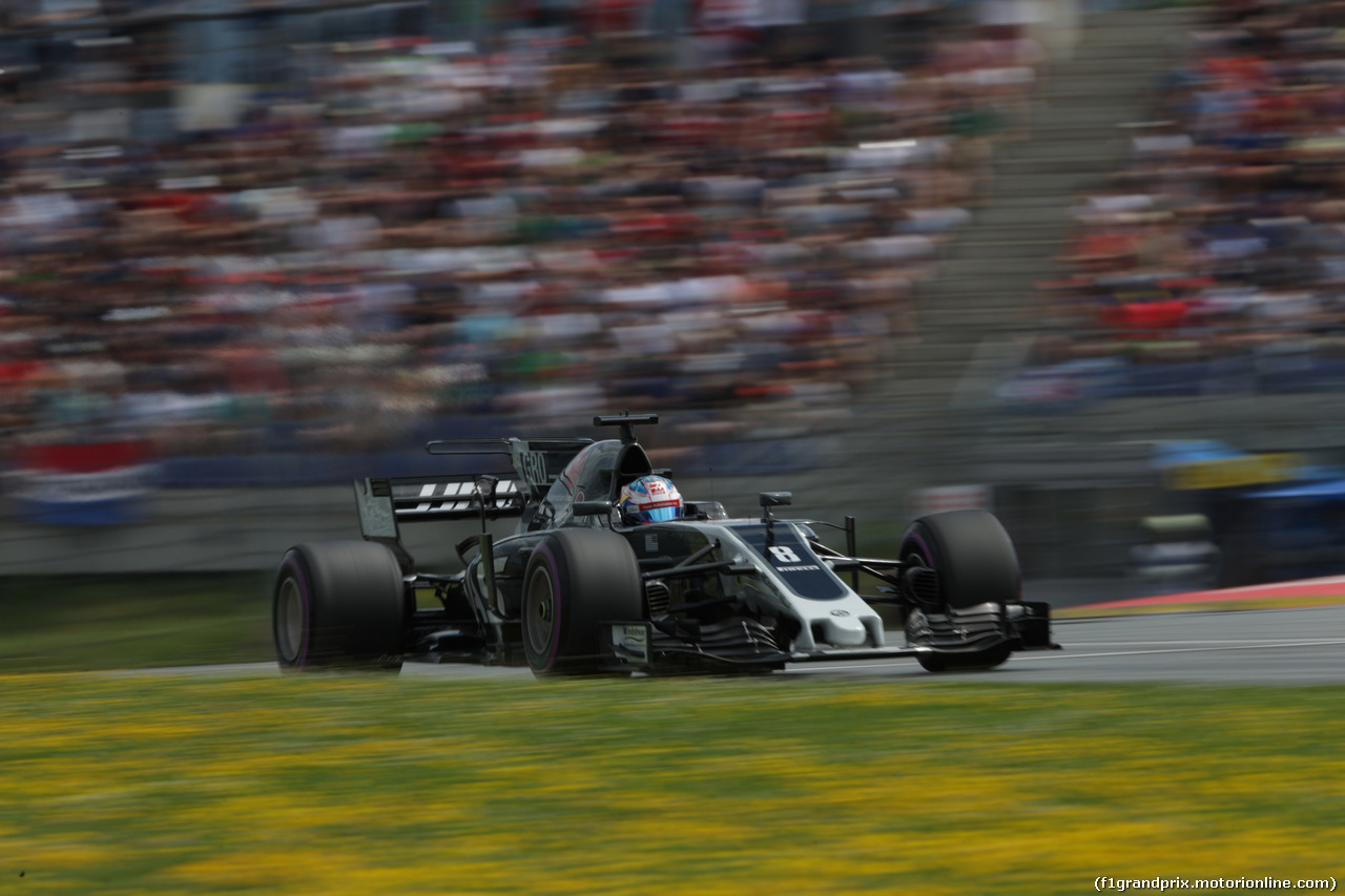 GP AUSTRIA, 08.07.2017- Qualifiche, Romain Grosjean (FRA) Haas F1 Team VF-17