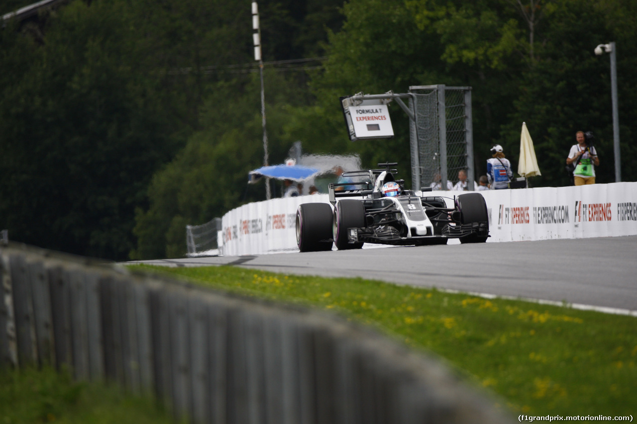 GP AUSTRIA, 08.07.2017- Qualifiche, Romain Grosjean (FRA) Haas F1 Team VF-17
