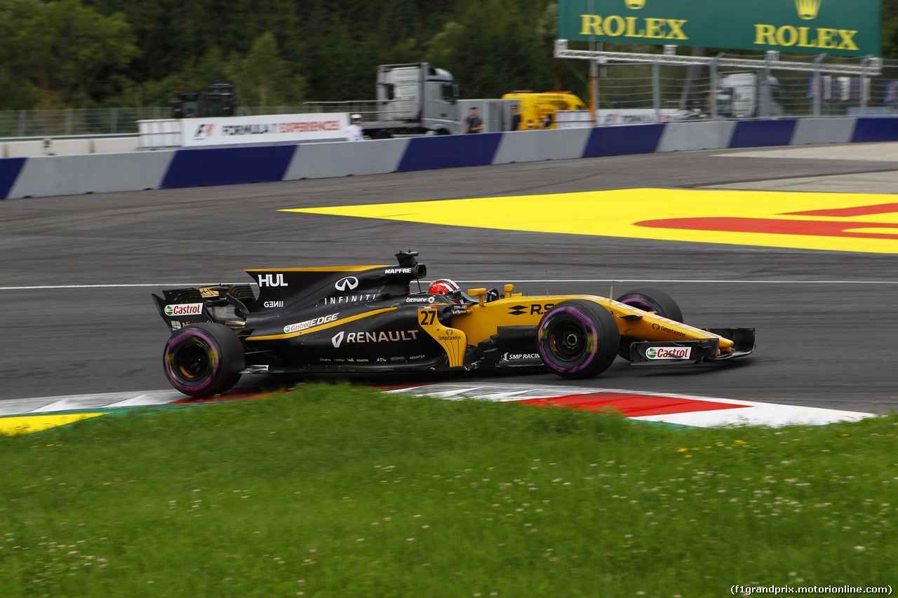 GP AUSTRIA, 08.07.2017- Qualifiche, Nico Hulkenberg (GER) Renault Sport F1 Team RS17