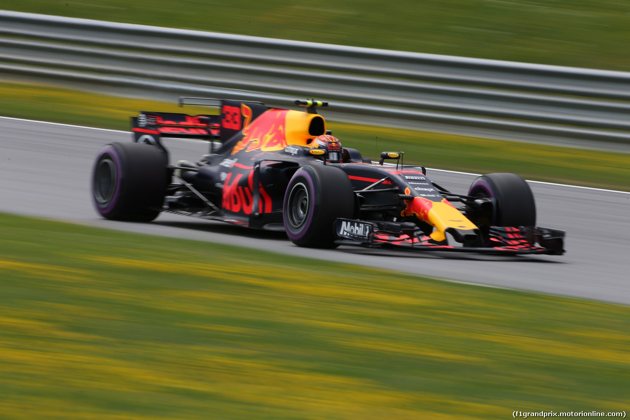 GP AUSTRIA, 08.07.2017- Qualifiche, Max Verstappen (NED) Red Bull Racing RB13