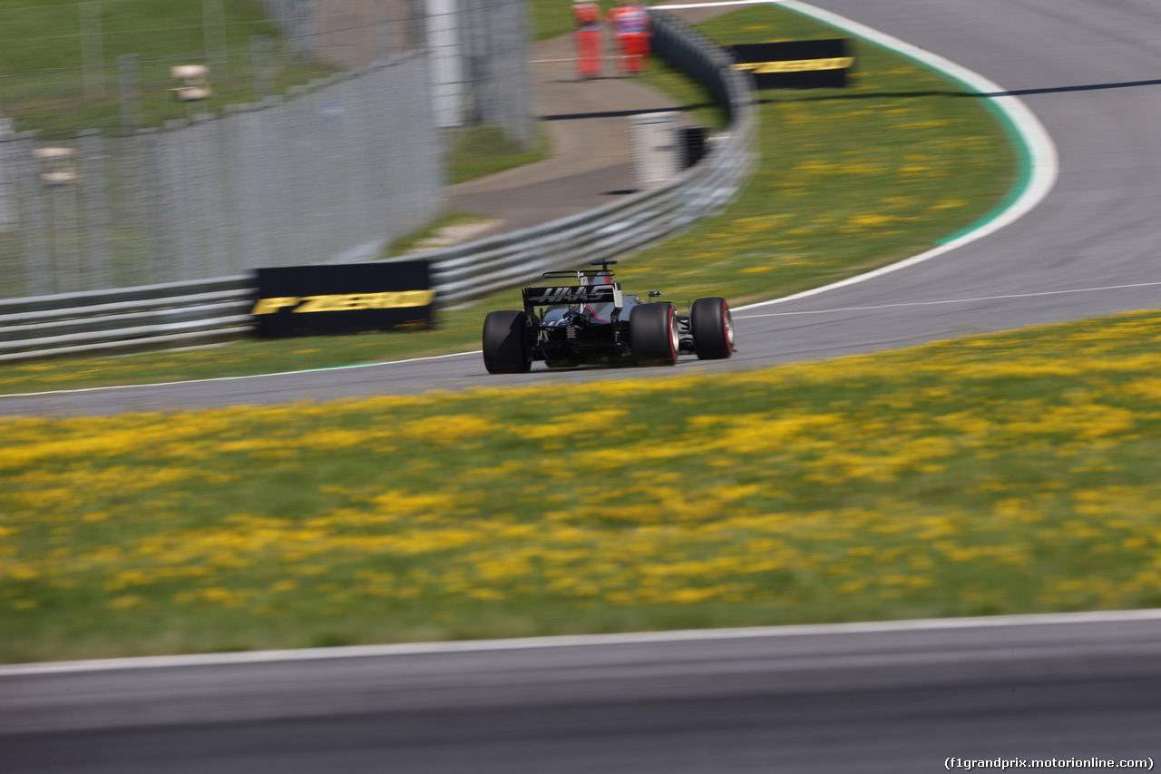 GP AUSTRIA, 07.07.2017- Prove Libere 1, Romain Grosjean (FRA) Haas F1 Team VF-17