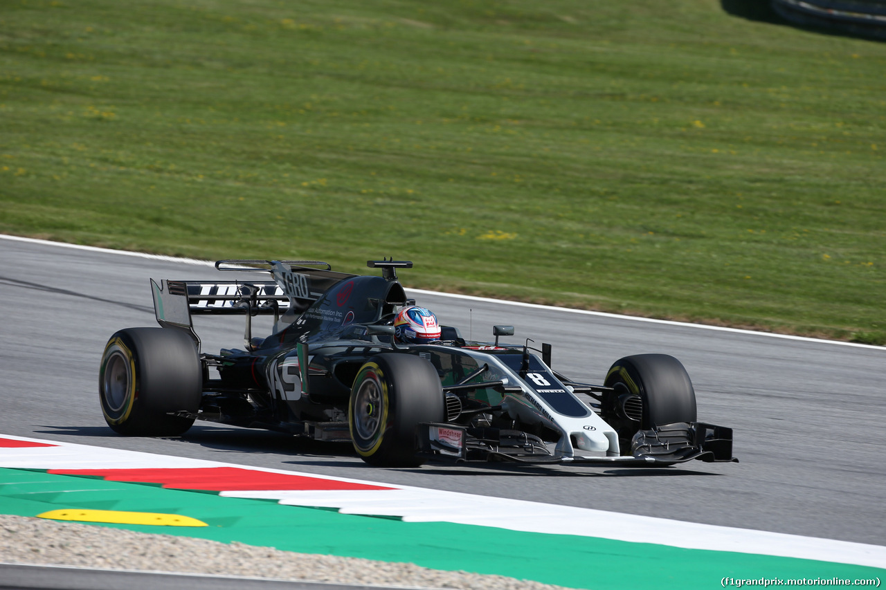 GP AUSTRIA, 07.07.2017- Prove Libere 1, Romain Grosjean (FRA) Haas F1 Team VF-17