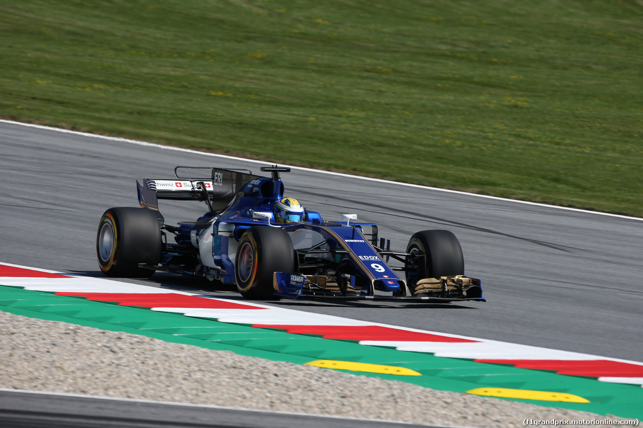 GP AUSTRIA, 07.07.2017- Prove Libere 1, Marcus Ericsson (SUE) Sauber C36