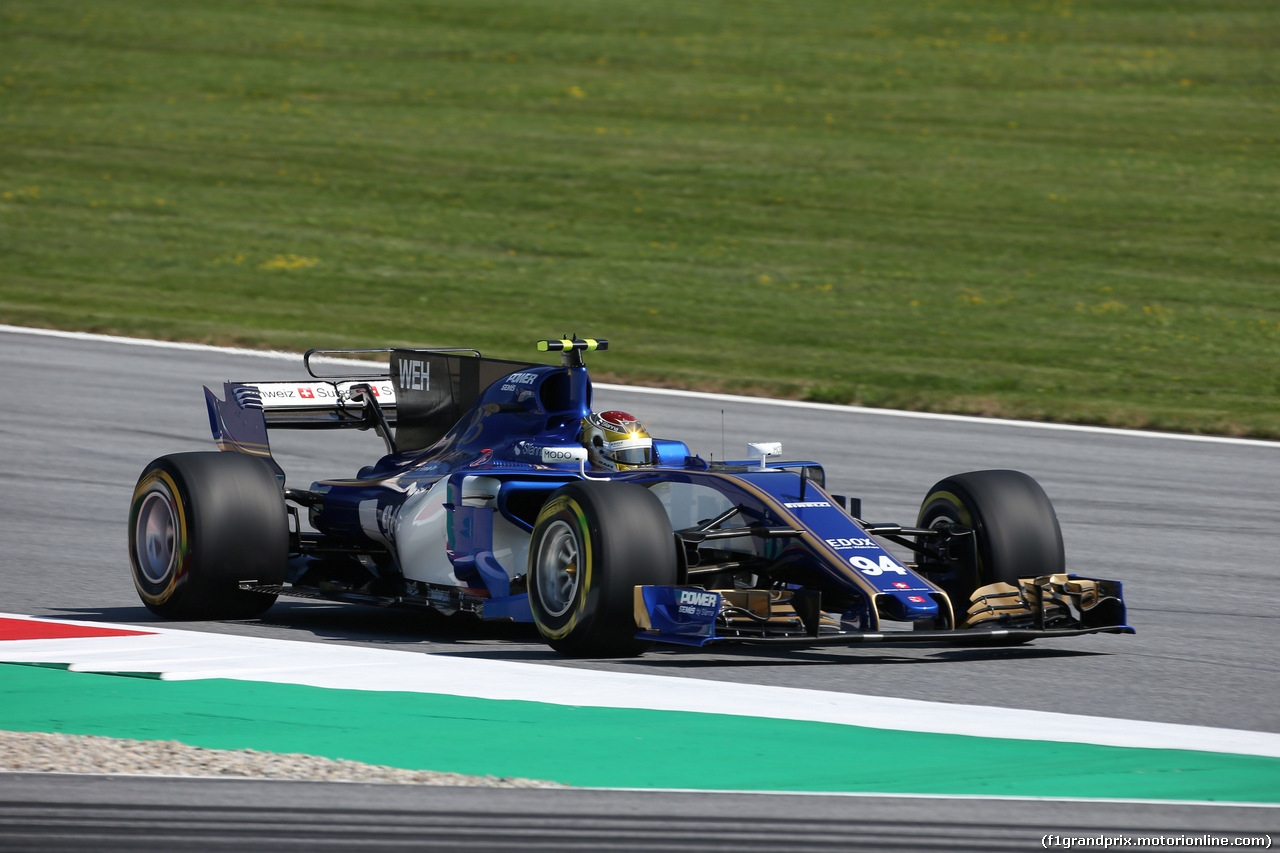 GP AUSTRIA, 07.07.2017- Prove Libere 1, Pascal Wehrlein (GER) Sauber C36