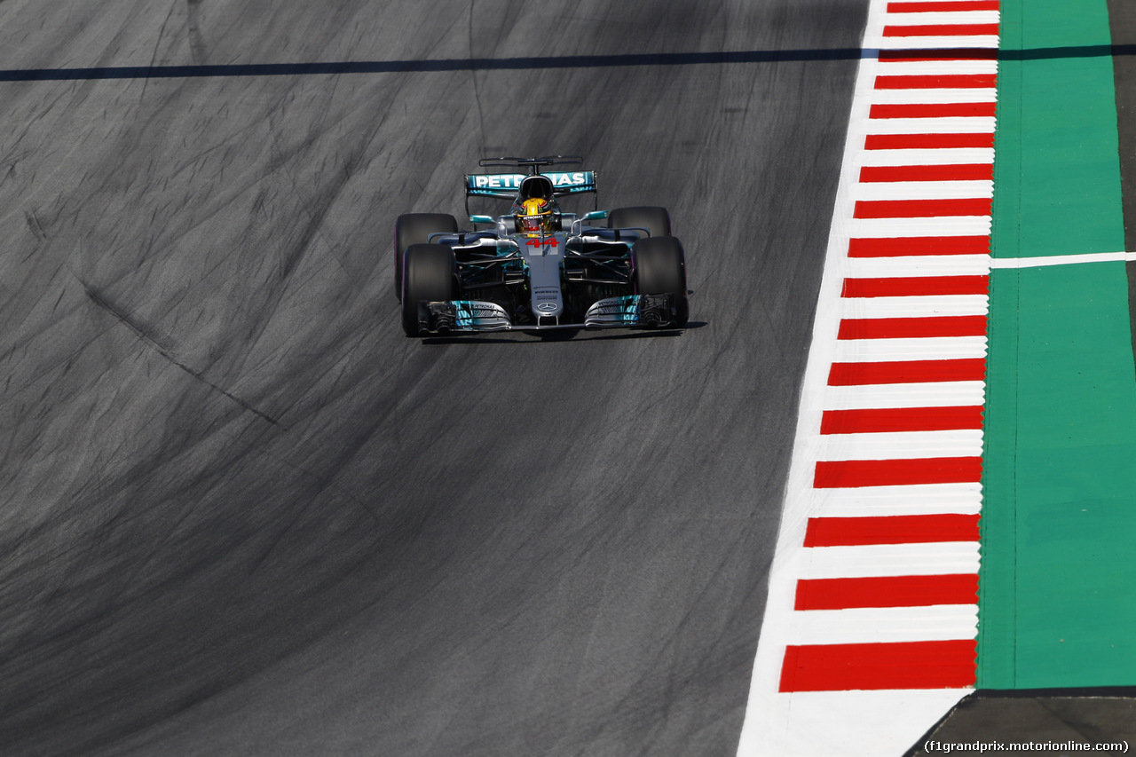 GP AUSTRIA, 07.07.2017- Prove Libere 1, Lewis Hamilton (GBR) Mercedes AMG F1 W08