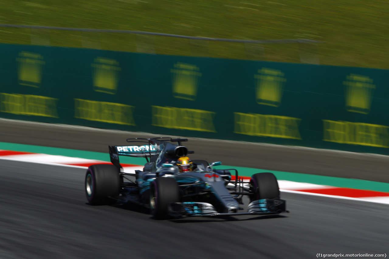 GP AUSTRIA, 07.07.2017- Prove Libere 1, Lewis Hamilton (GBR) Mercedes AMG F1 W08