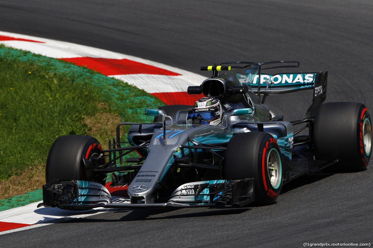 GP AUSTRIA, 07.07.2017- Prove Libere 1, Valtteri Bottas (FIN) Mercedes AMG F1 W08