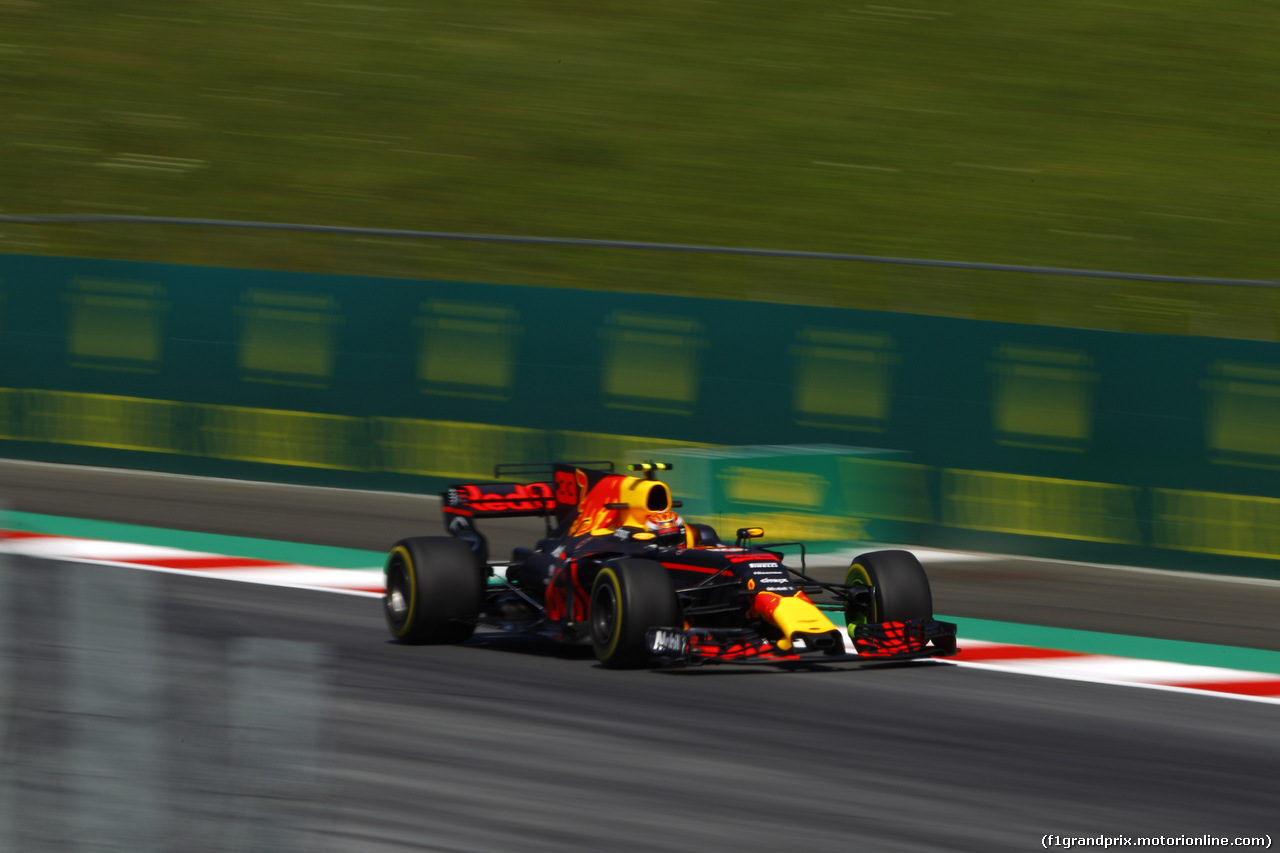 GP AUSTRIA, 07.07.2017- Prove Libere 1, Max Verstappen (NED) Red Bull Racing RB13
