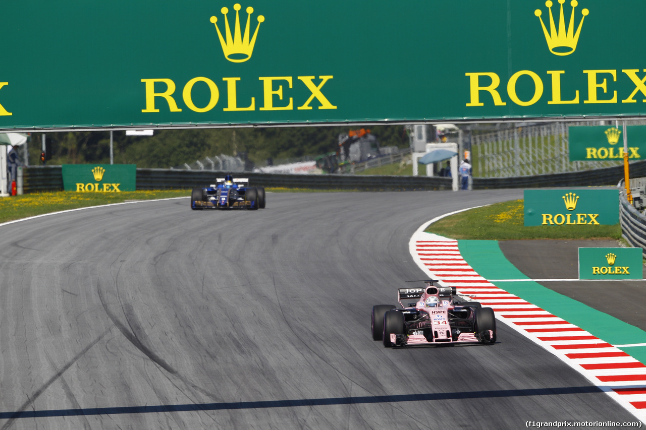 GP AUSTRIA, 07.07.2017- Prove Libere 1, Alfonso Celis Jr (MEX) Sahara Force India F1 VJM10 3rd driver