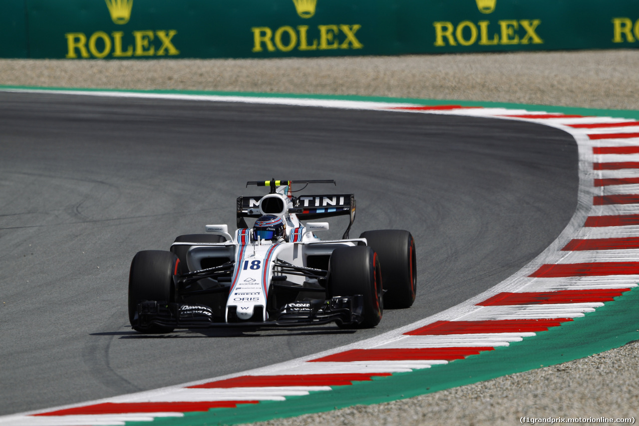 GP AUSTRIA, 07.07.2017- Prove Libere 1, Lance Stroll (CDN) Williams FW40