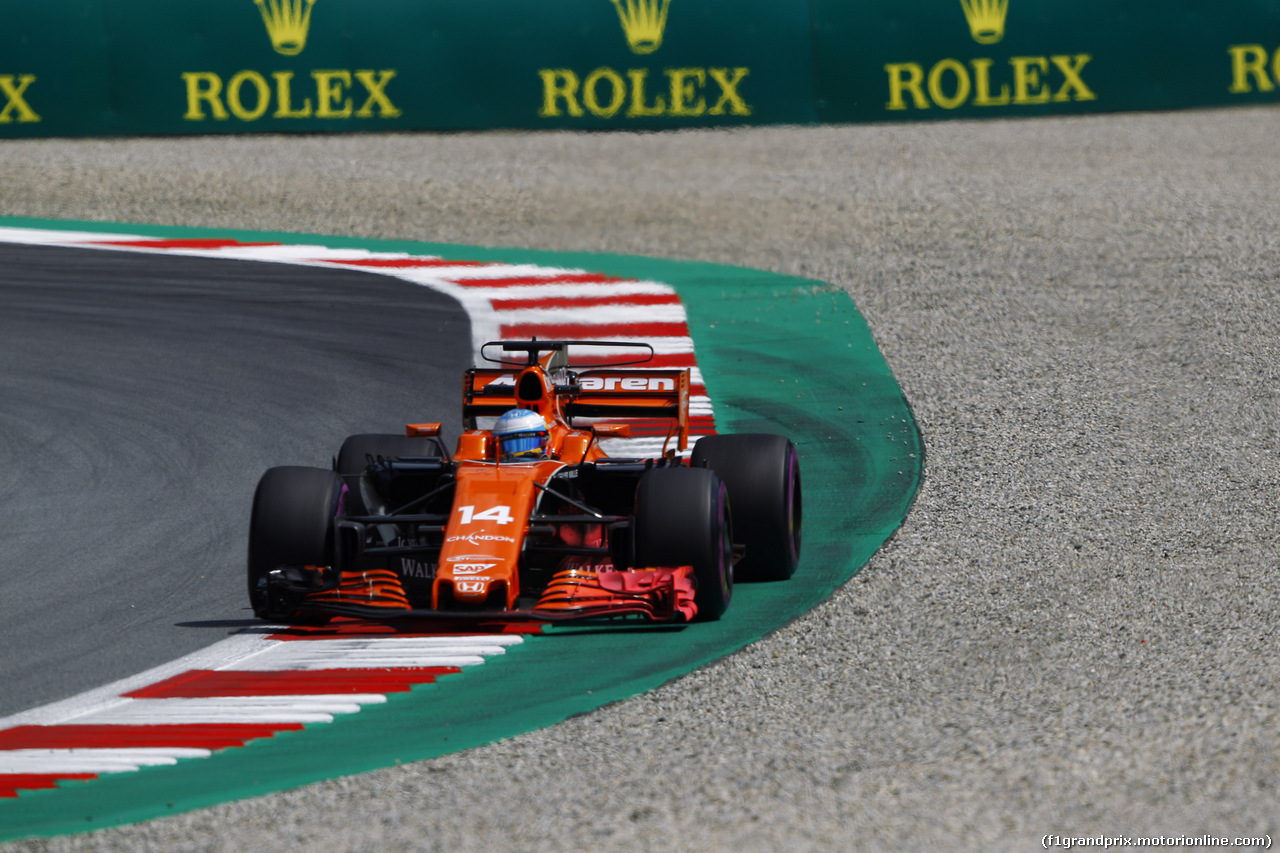 GP AUSTRIA, 07.07.2017- Prove Libere 1, Fernando Alonso (ESP) McLaren Honda MCL32
