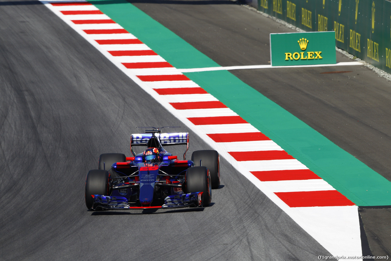 GP AUSTRIA, 07.07.2017- Prove Libere 1, Daniil Kvyat (RUS) Scuderia Toro Rosso STR12