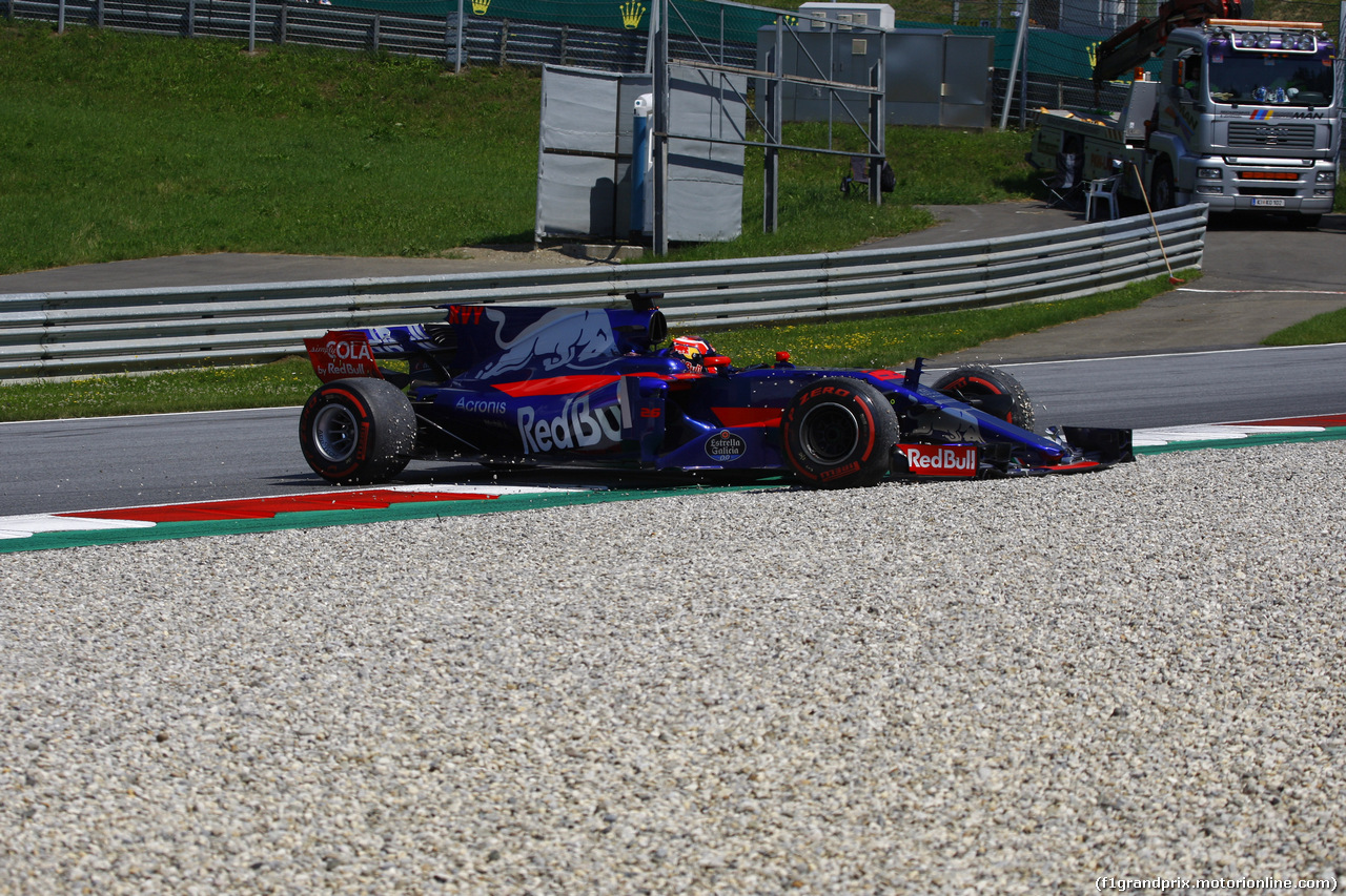 GP AUSTRIA, 07.07.2017- Prove Libere 1, Daniil Kvyat (RUS) Scuderia Toro Rosso STR12