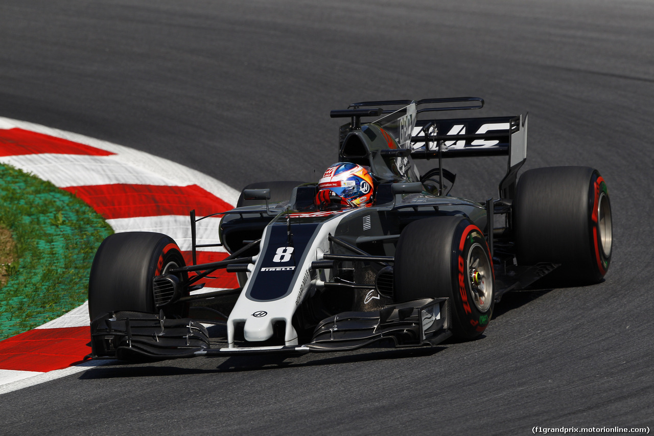 GP AUSTRIA, 07.07.2017- Prove Libere 1, Romain Grosjean (FRA) Haas F1 Team VF-17
