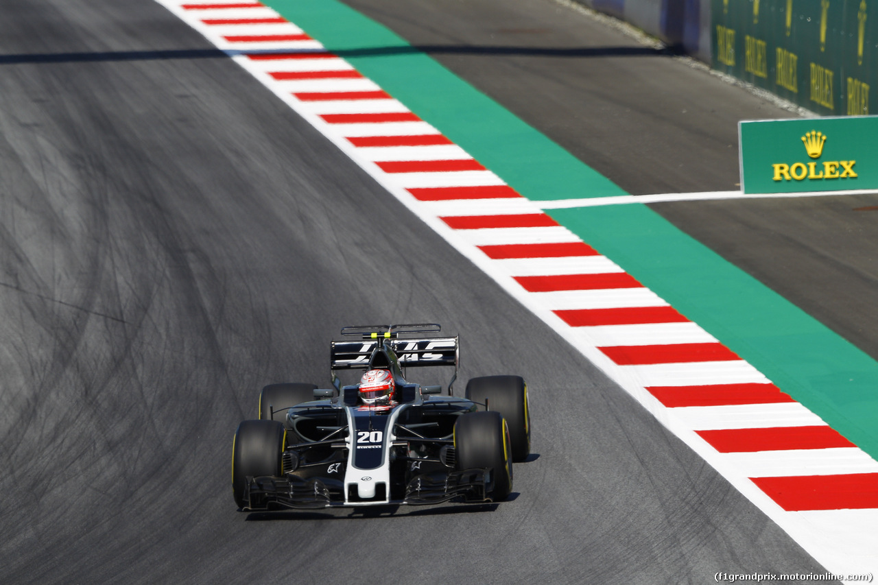GP AUSTRIA, 07.07.2017- Prove Libere 1, Kevin Magnussen (DEN) Haas F1 Team VF-17